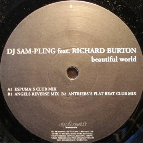 Beautiful World (Espuma's Club Mix) - Sam Pling feat. Richard Burton  (2002)