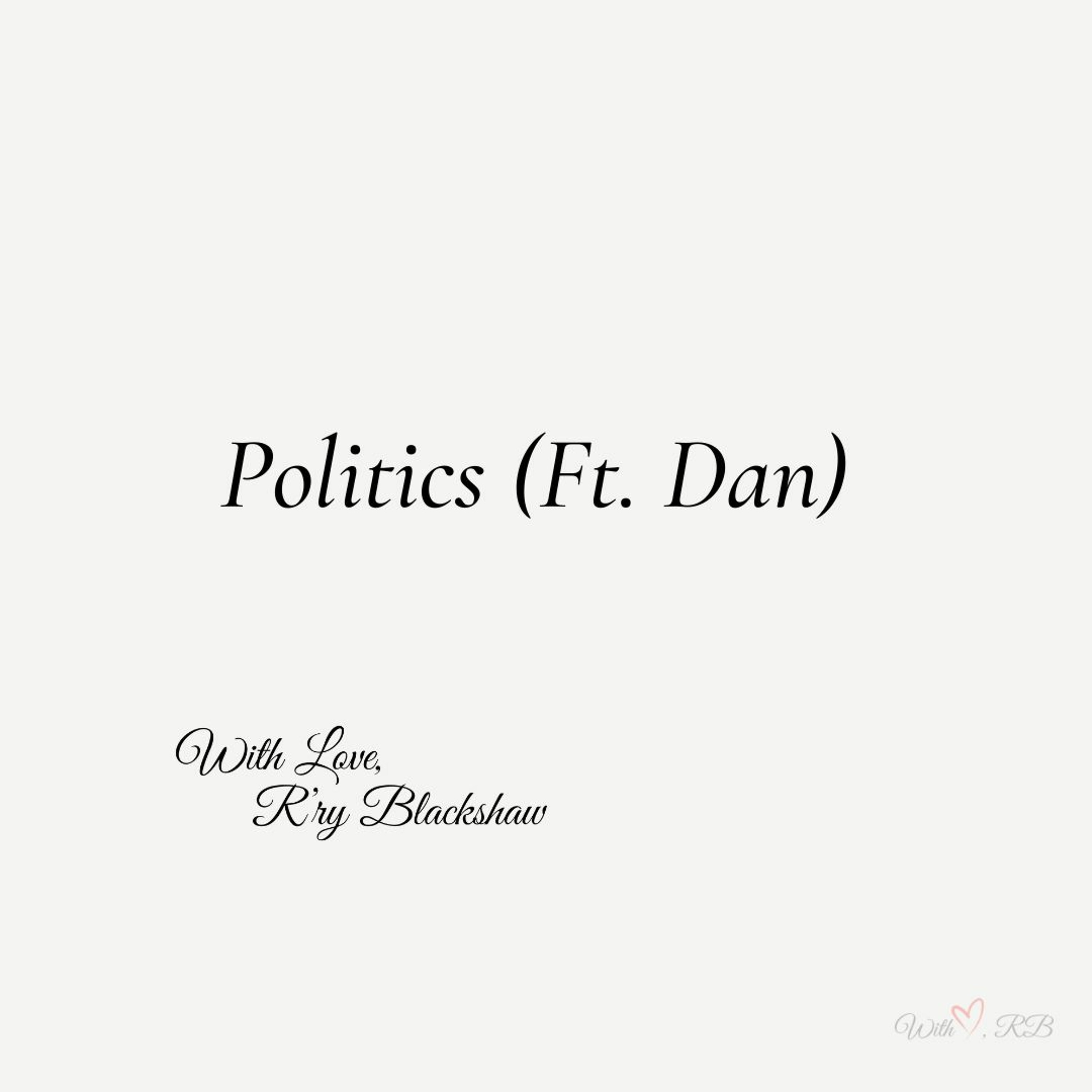 With Love, R\'ry Blackshaw