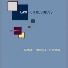ACCESS EPUB 📙 Law for Business by  A. James Barnes,Terry M. Dworkin,Eric Richards KI