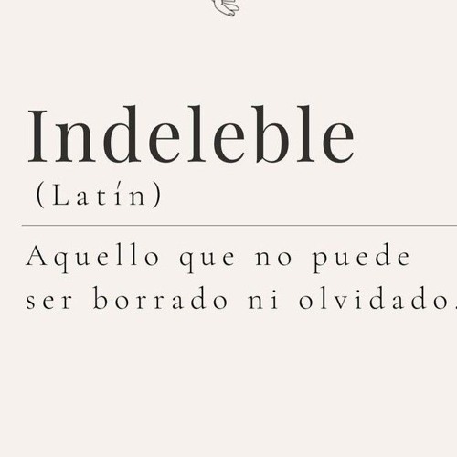 indeleble