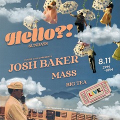 Support for Josh Baker - Live from House Calls