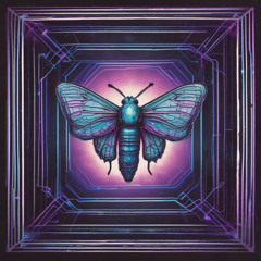Death Moth Entity  Black Light Flames