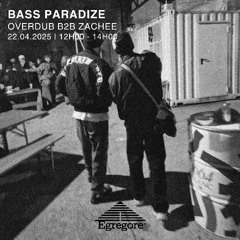 Overdub b2b Zachee - BASS PARADIZE (Avril 2025)