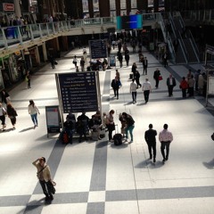 Maria Papadomanolaki with Peter Cusack – A Conversational Sound Walk inside Liverpool Street Station