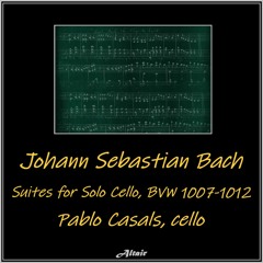 Suites For Solo Cello No.1 In G Major, Bvw 1007: Ii. Allemande