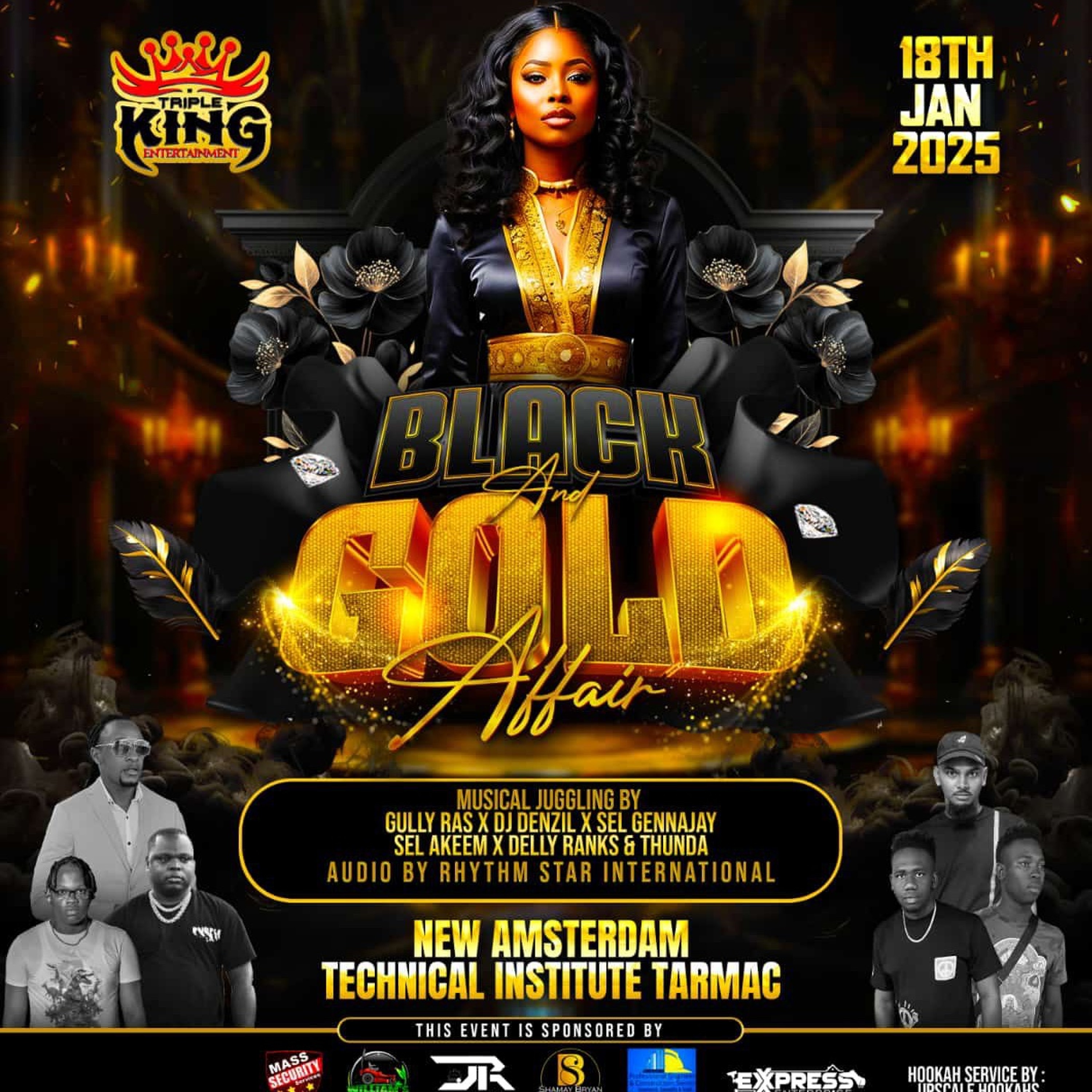 BLACK & GOLD AFFAIR 2024 PROMO UPDATE BY DJ DENZIL & BIGPAPA
