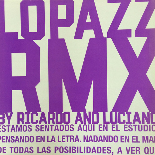Lopazz - Migracion - SPEDIT - Regrooved - FREE DOWNLOAD
