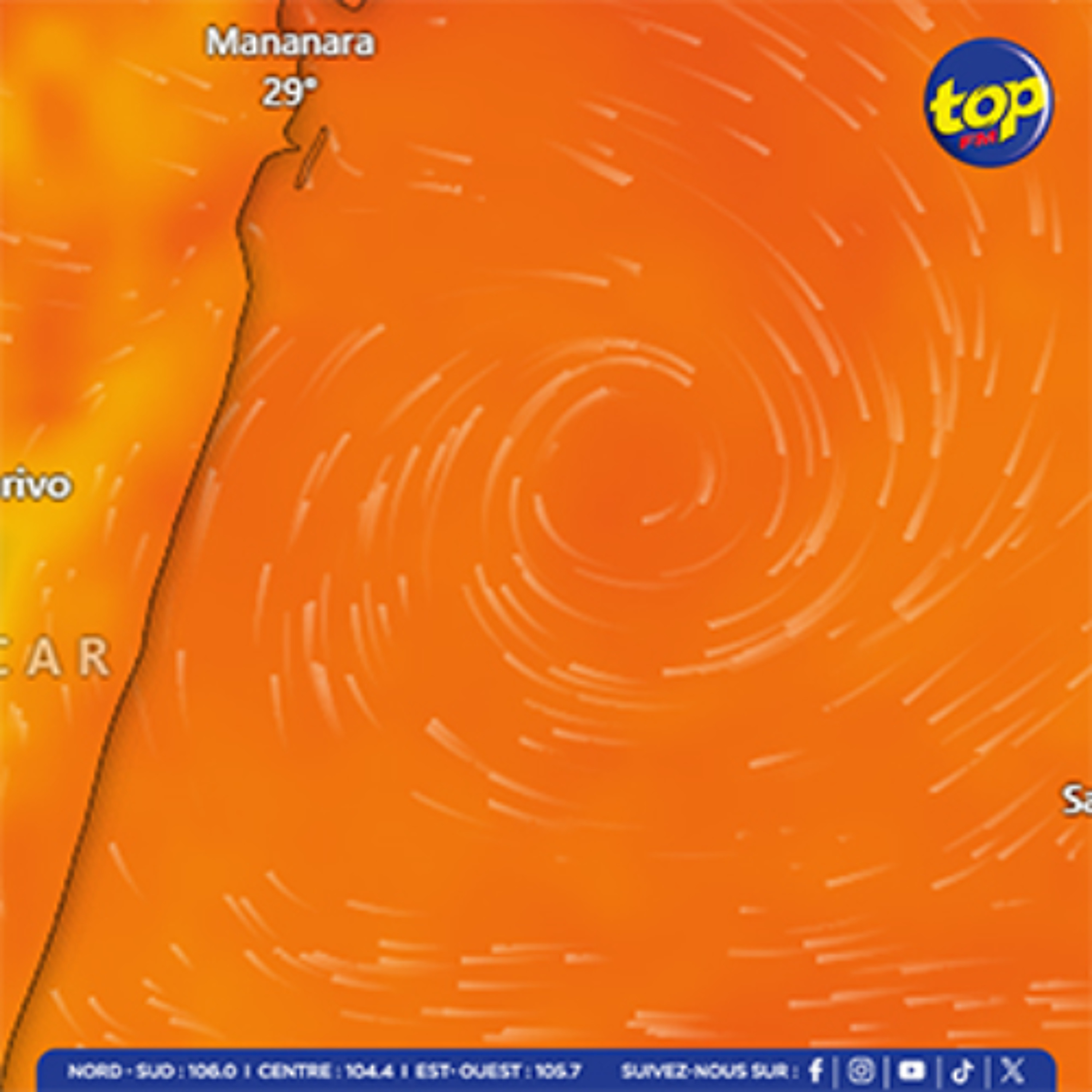 Météo : un avertissement de cyclone de Classe II reste en vigueur à Maurice