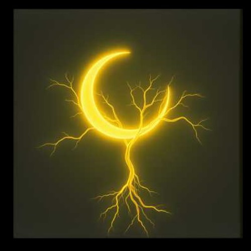 Started as a spark in the midnight glow