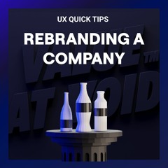 Rebranding a company as a designer