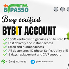 Verified bybit accounts with 100% genuine and trusted KYC