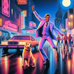 Paws in Neon Light