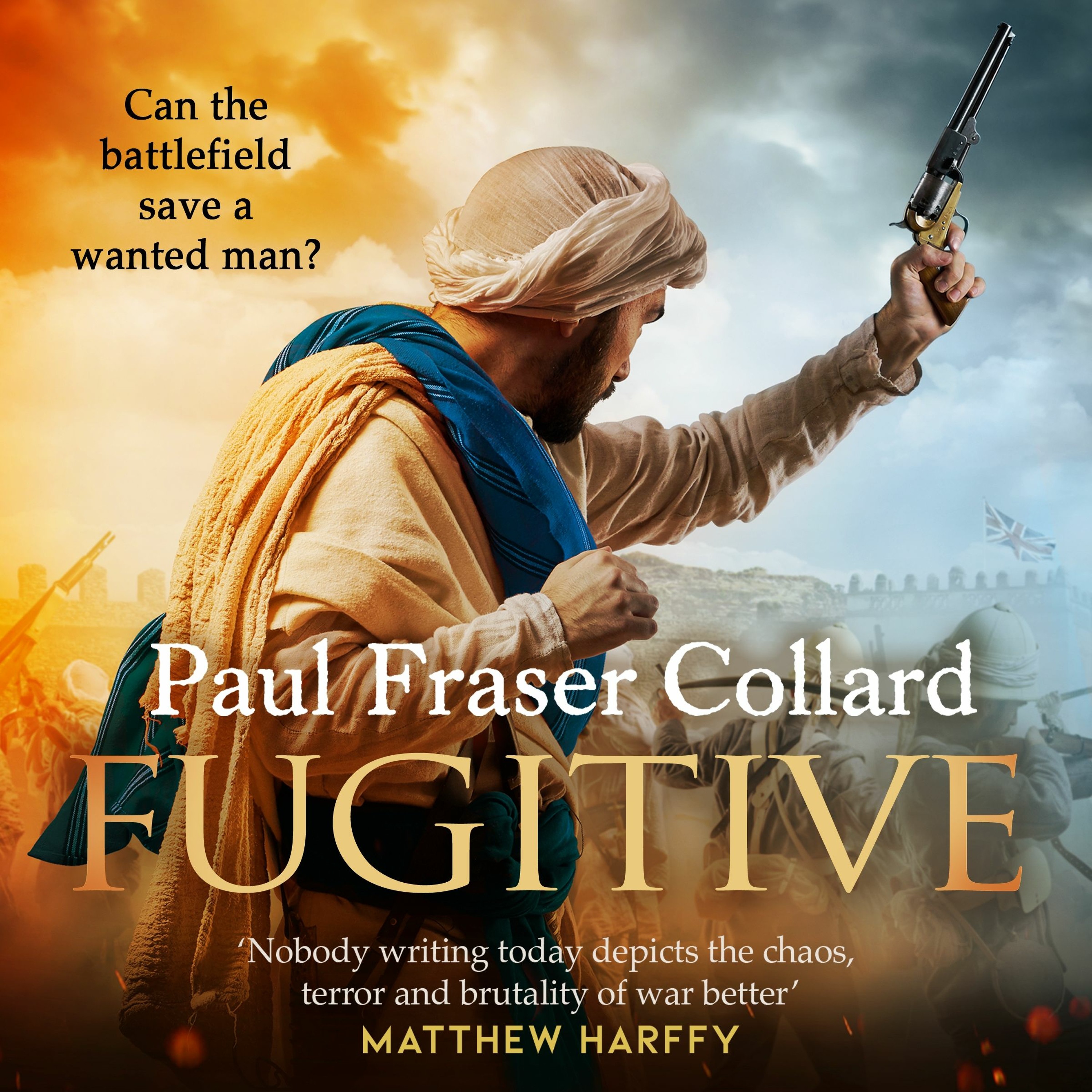cover of episode FUGITIVE by Paul Fraser Collard, read by Dudley Hinton - Audiobook extract