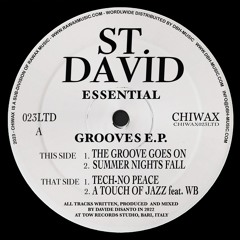 PREMIERE: St. David - The Groove Goes On [CHIWAX023LTD]