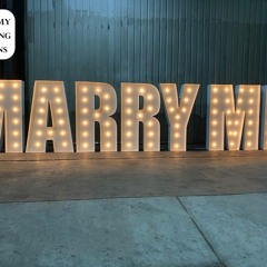 Illuminate Joyful Moments with Alchemy Wedding Designs' Baby Marquee Light Letters