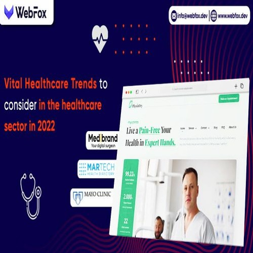 Vital Healthcare Trends to consider in the healthcare sector in 2022