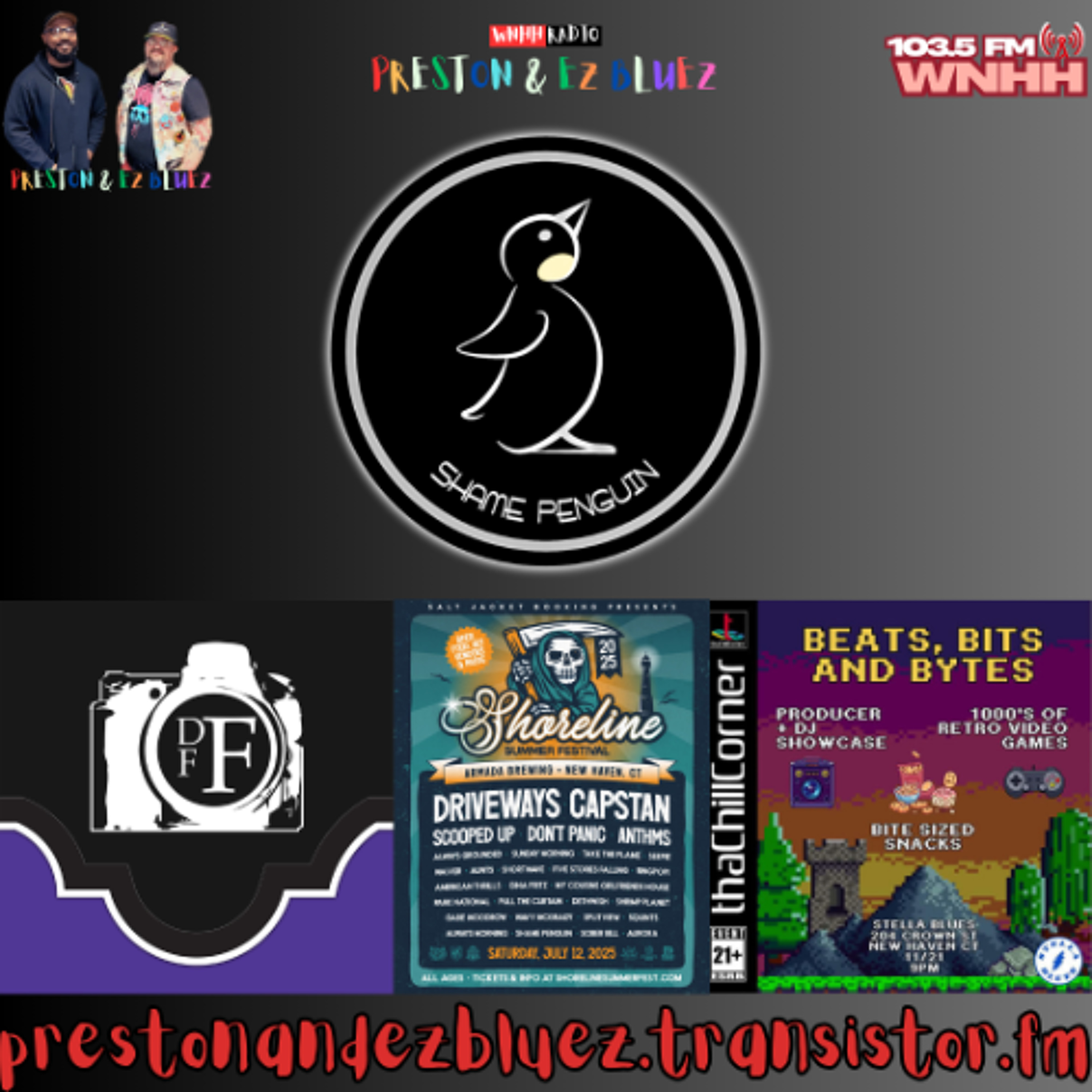 Preston & EZ BlueZ: Shame Penguin "2025 Shoreline Festival in New Haven" episode artwork
