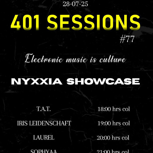 IRIS LEIDENSCHAFT 401 Sessions #77 (NYXXIA Showcase) - Studio 401 Sessions