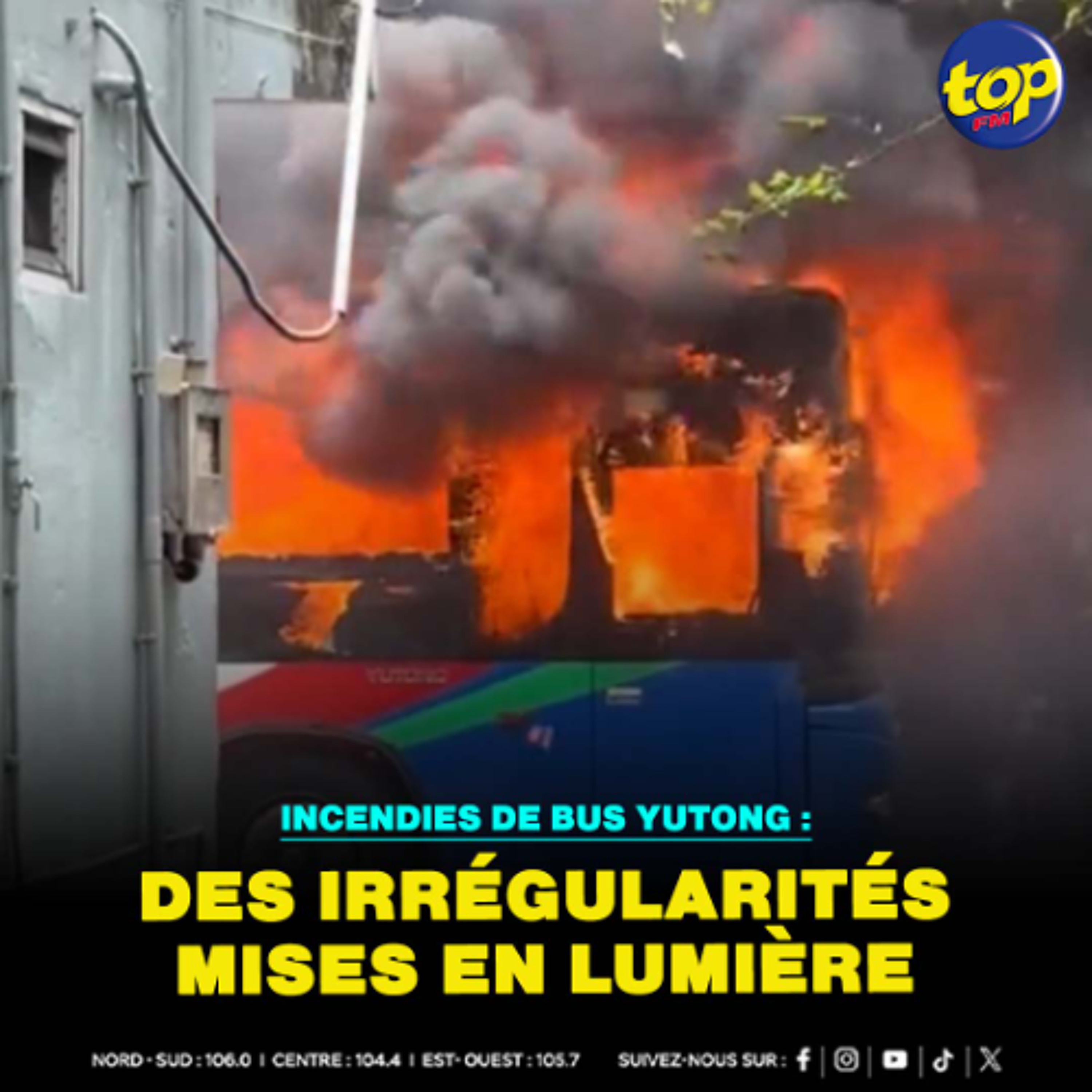 Incendies de bus Yutong : des irrégularités mises en lumière