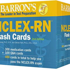 [GET] PDF 📚 Barron's NCLEX-RN Flash Cards, 2nd Edition by  Jere Hammer Ph.D. R.N. &