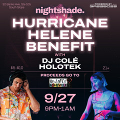 Nightshade AVL 9-27 (Hurricane Helene Benefit Show)