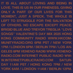 NO ESCAPE EXCEPT PEACE - LOVE SONGS VOL.3 Brigid Blue & Treglia