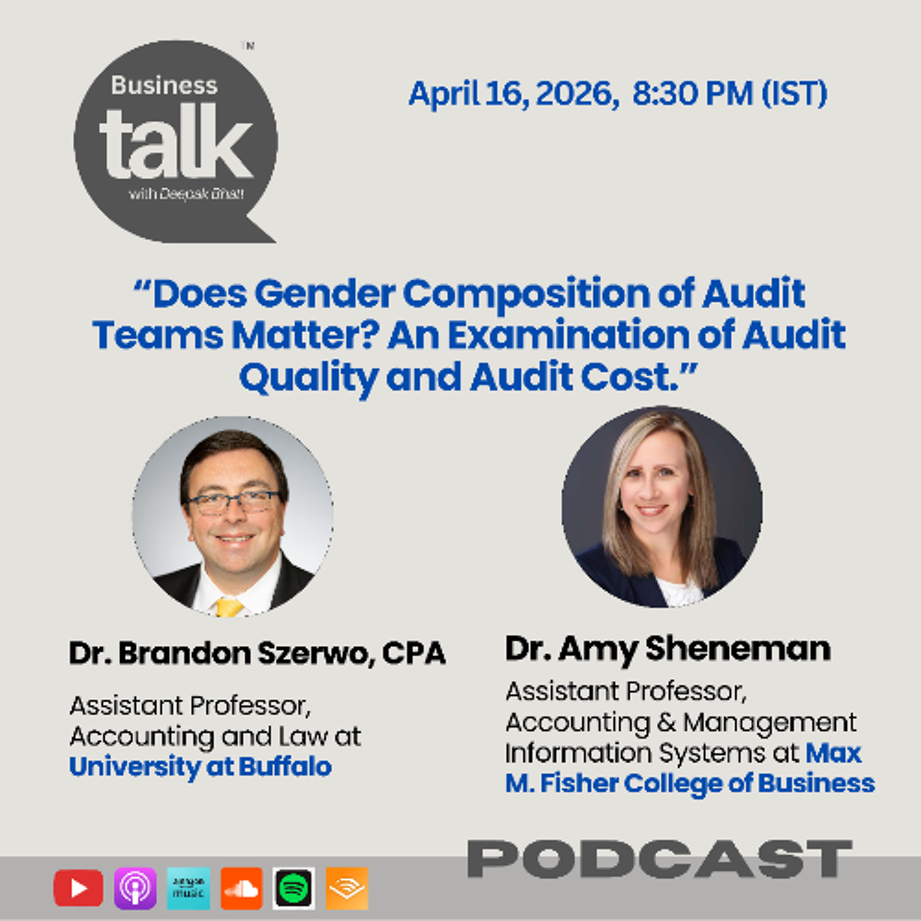 Do Women Make Audits Better? What New Research Reveals About Audit Teams episode artwork