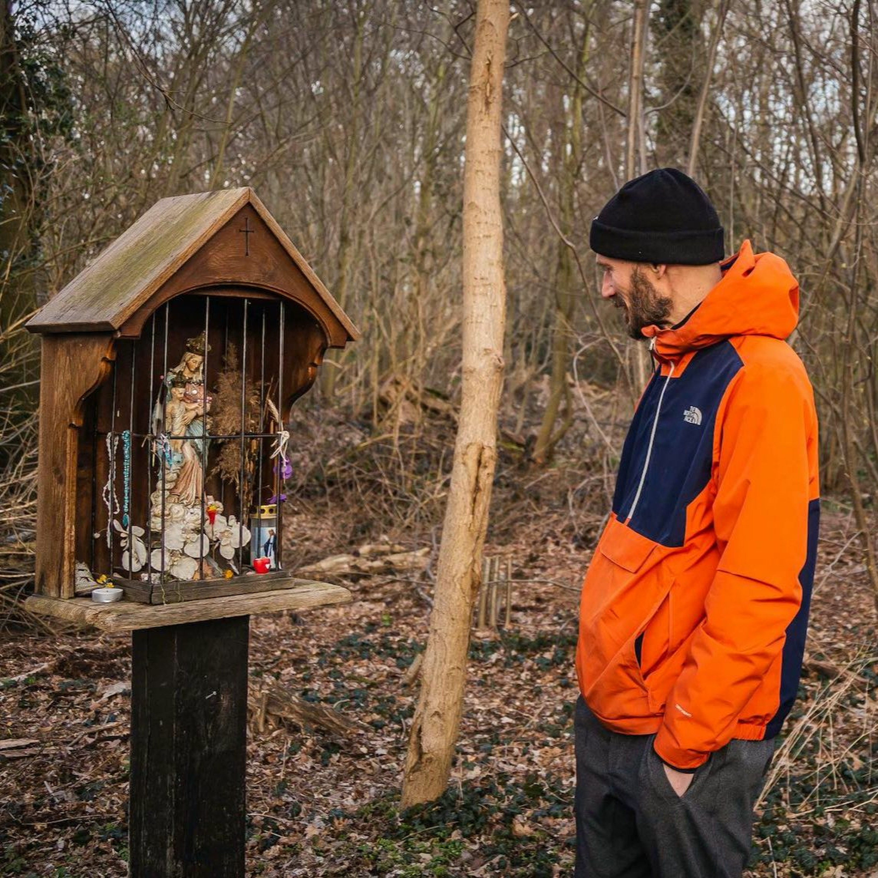 Klaas en Koen lopen weg