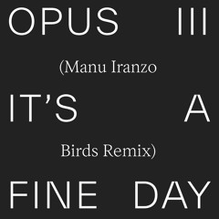 Opus III - It's A Fine Day (Manu Iranzo Birds Remix) FREE DOWNLOAD
