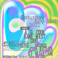 A.G. Cook @ Elsewhere Brooklyn July 17, 2022 (Fixed link)