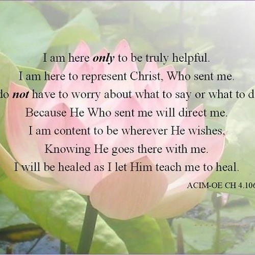 ACIM FEB 18, 2025 TEXT CH 4 IX 103-106