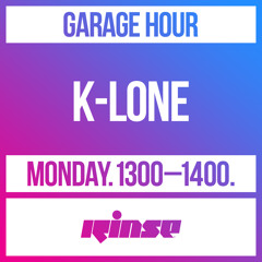Garage Hour: K-LONE - 29 June 2020