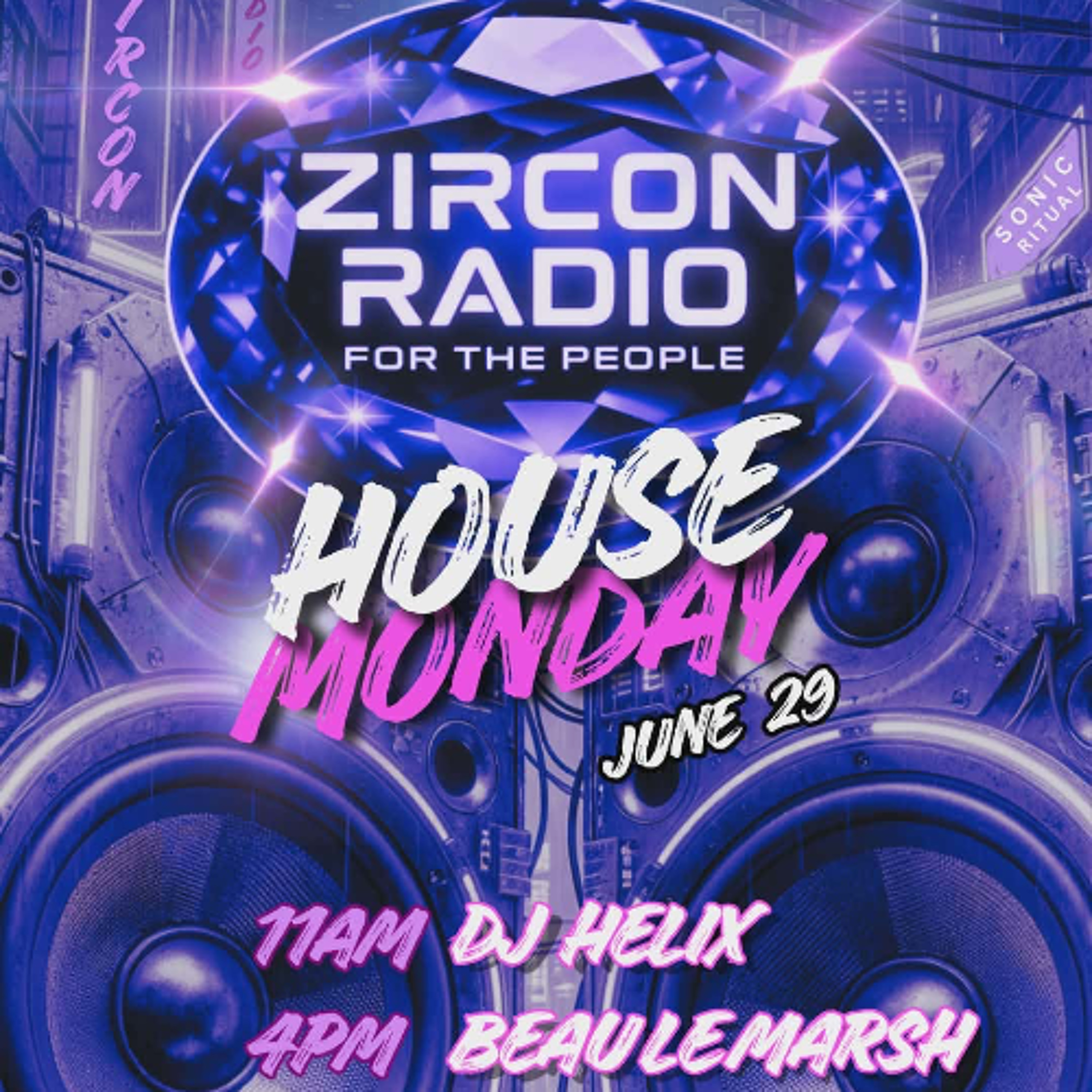 Helix on House Monday@Zircon radio part 2WAV episode artwork