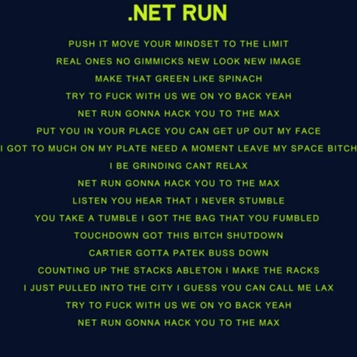 Net Run -push It (blush Remix)