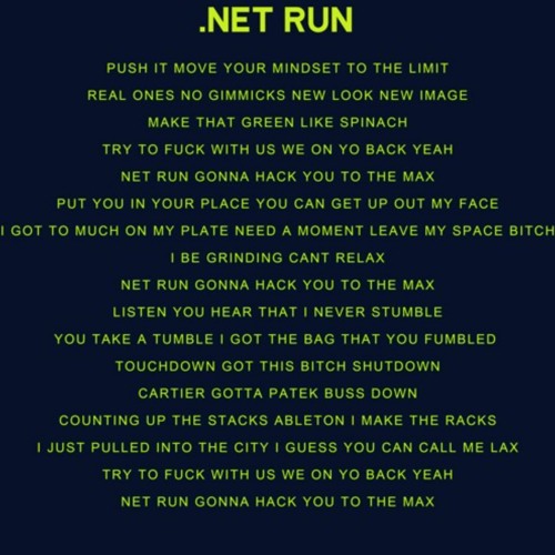 Net Run -push It (blush Remix)