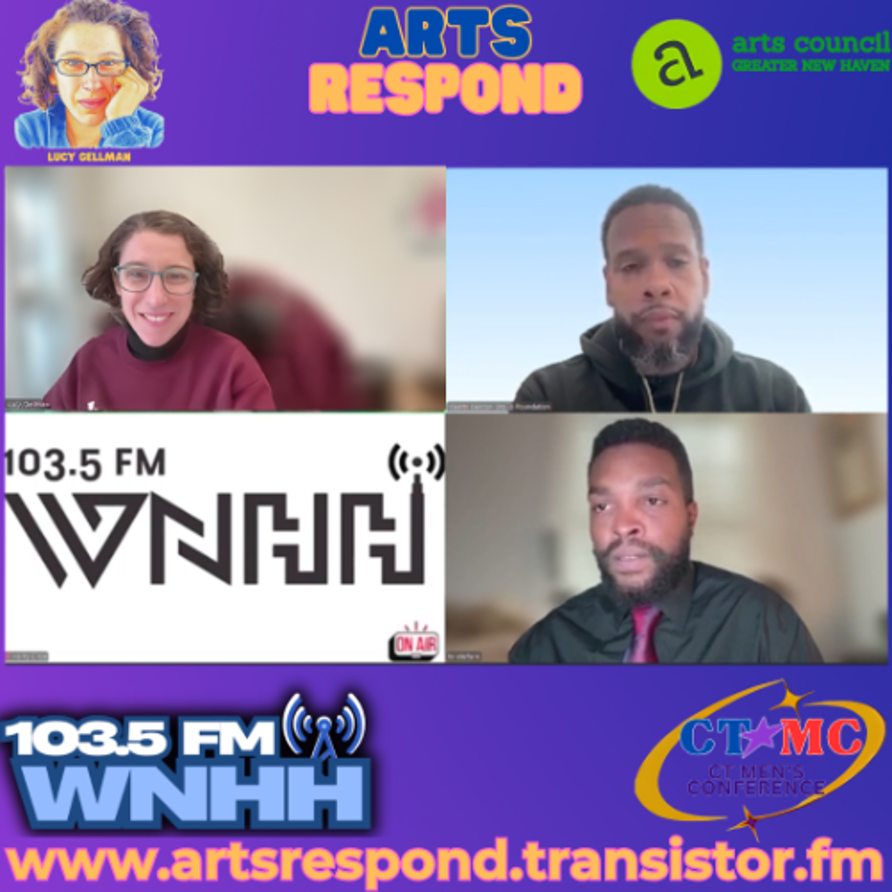 Arts Respond with Lucy Gellman: Malcolm Welfare & Amir Glenn (CT Men's Conference) episode artwork