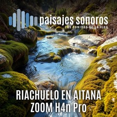 Riachuelo en Sierra Aitana [Zoom H4n Pro, AudioTechnica BP4025]