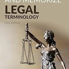 get [PDF] How To Learn And Memorize Legal Terminology