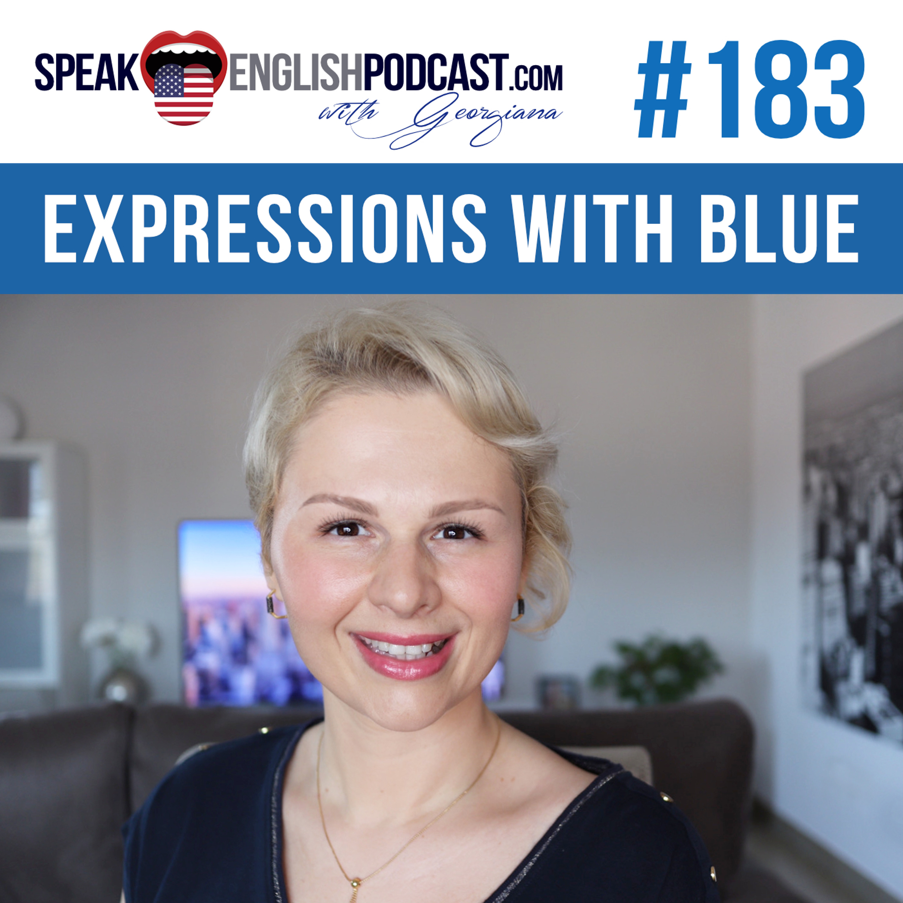 #183 English Expressions with the color Blue episode artwork