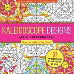 != Kaleidoscope Designs Adult Coloring Book, 31 stress-relieving designs , Studio  !Ebook=