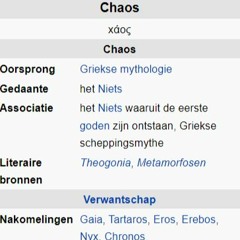 Be the chaos part 1