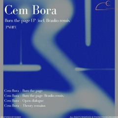 Cem Bora - Burn The Page (Braulio Remix) [PNH113]  [PREMIERE]