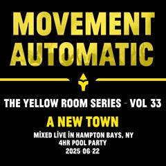 A New Town - Yellow Room Series Vol. 33
