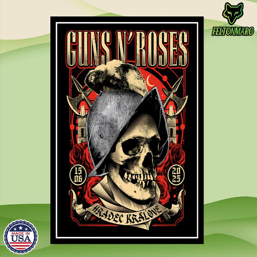 Guns n' Roses 2025年限定 リトグラフ ポスター200枚限定 - メルカリ