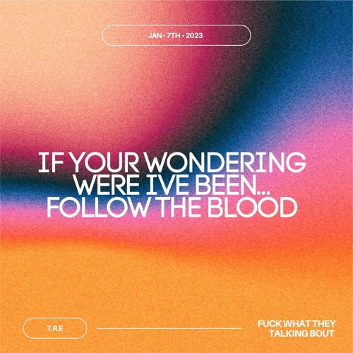 T.R.E - IF YOUR WONDERING WHERE I BEEN FOLLOW THE BLOOD (FREESTYLE)