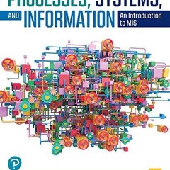 Audiobook Processes, Systems, And Information An Introduction To MIS TXT