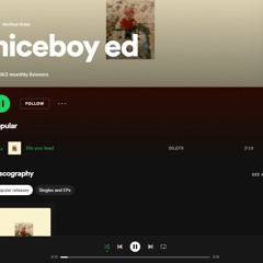 Life You Lead by Niceboy Ed, but it's pitched up a half-step