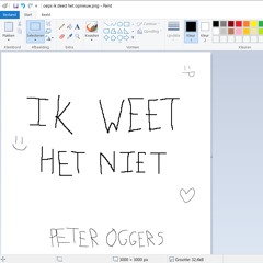 ik weet het niet