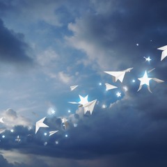 Thirteen stars in a broken sky ☁️