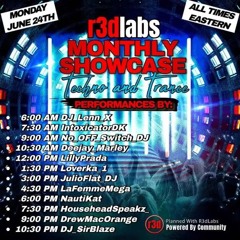 R3dLabs Monthly Showcase Techno And Trance 6.24.24